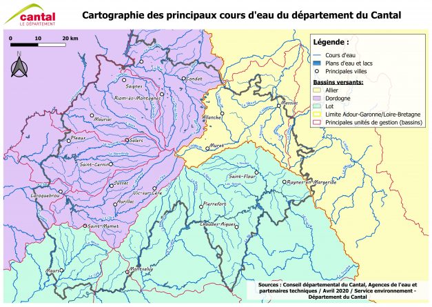 LES COURS D'EAU : ACTUALITÉS, PARTENARIATS ET SUIVIS - Cantal