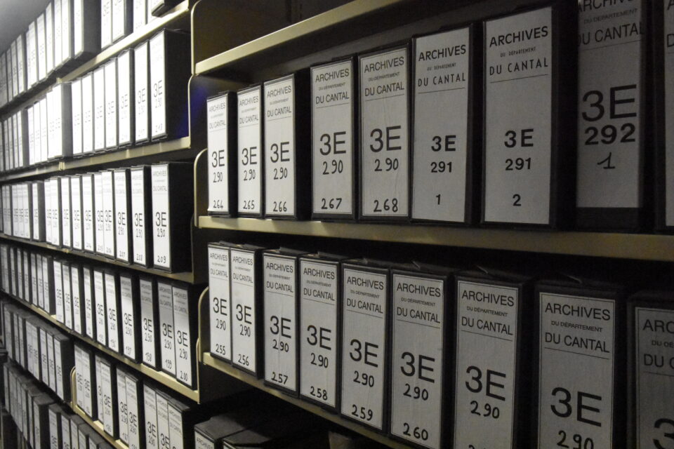 Archives départementales : magasins de stockage