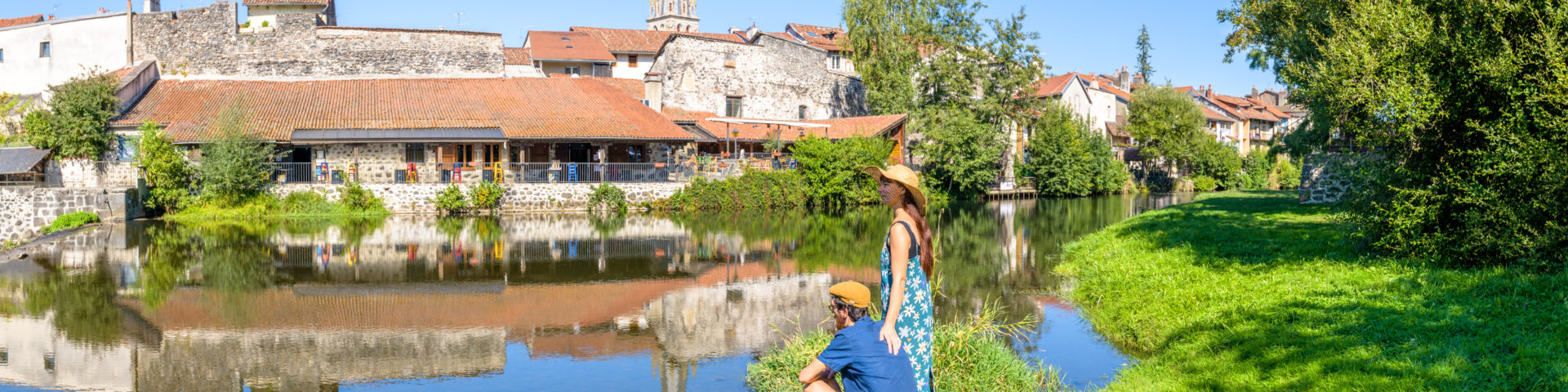 Berges de la Jordanne à Aurillac