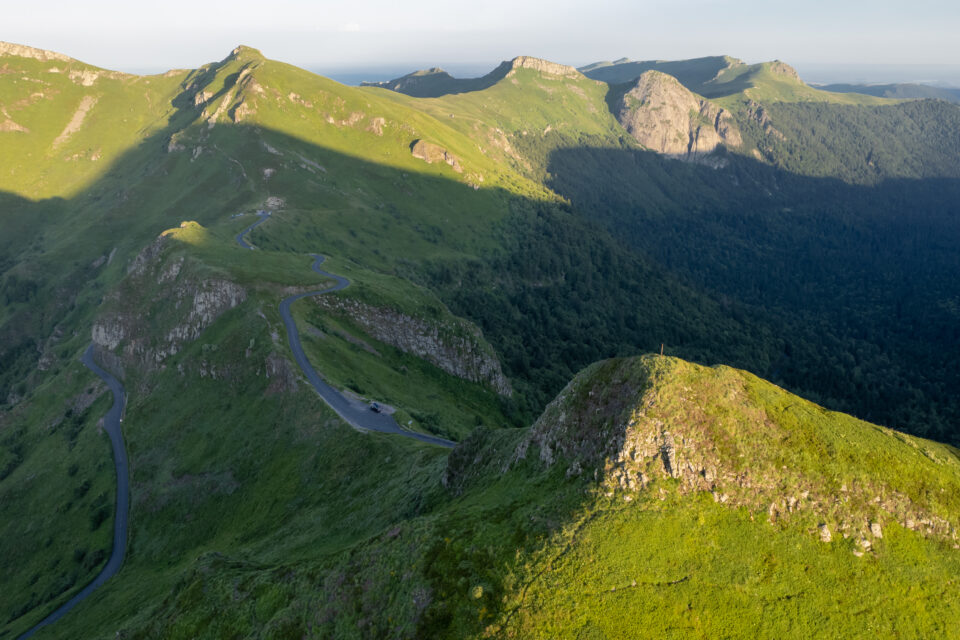 Lever de soleil sur les Monts du Cantal