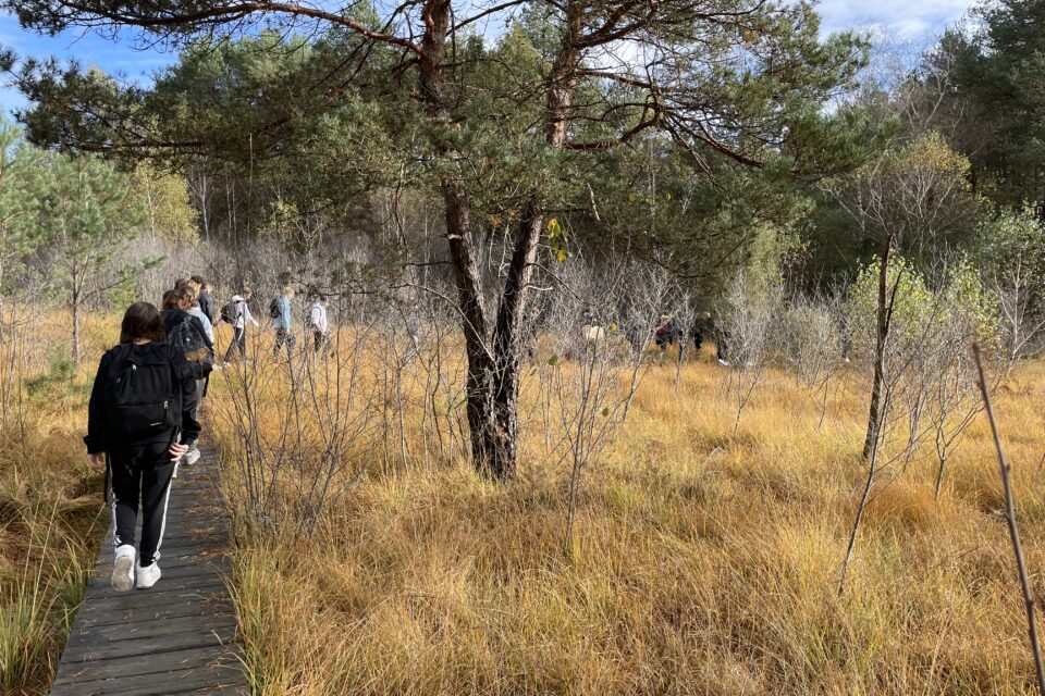 Sortie des élèves du collège La Ponétie à l'Espace Naturel Sensible "Le Marais du Cassan"