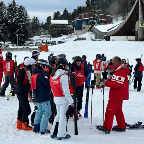 Les collégiens au Lioran 2026 : ski