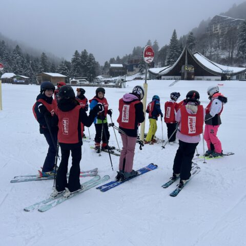 Les collégiens au Lioran 2026 : ski