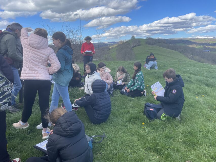 Sortie Scolaire au Puy Courny Espaces Naturels ENS du Cantal