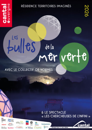 Affiche Bulles de la mer verte - Territoires imaginés automne 2026