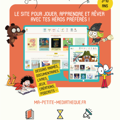 Ma Petite Médiathèque Cantal : plateforme culturelle gratuite destinée aux enfants de 3 à 10 ans