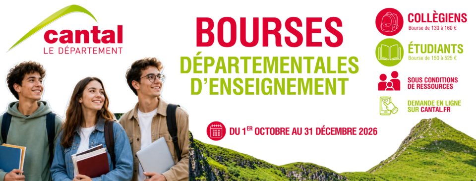Bourses départementales d'enseignement